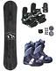 120 Symbolic Knotty Snowboard and Bindings & BOA Boots 5.5 6 SET burton dcal H63