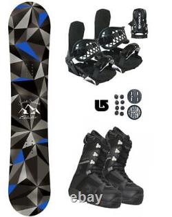 140 Symbolic Arctic Snowboard and Bindings & Boots 8.5 9 W SET burton decal Z22