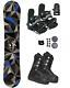 140 Symbolic Arctic Snowboard and Bindings & Boots 8.5 9 W SET burton decal Z22