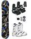 150 Symbolic Arctic Snowboard and Bindings & NW Boots 9 9.5 SET burton decal Z29