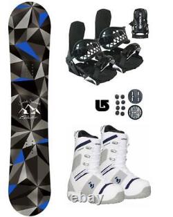 150 Symbolic Arctic Snowboard and Bindings & NW Boots 9 9.5 SET burton decal Z29