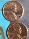 1957 D Wheat Penny L In Rim, & 1957 No MM Package Deal