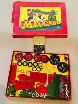 1960s VINTAGE COLLECTOR MECCANO #4 AND #0 RARE PACKAGE DEAL