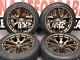 20 x9 inch for Dodge Charger Hellcat style Wheels Tires Bronze Package Deal