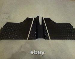 2015-2017 Midsize Package Deal 570 Polaris Ranger Black Dia Plt Mud Guards