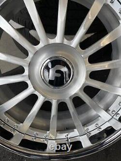 22x9/10.5 FORGIATO PIATTO XL CAP BMW MERCEDES BENZ S550 AUDI PACKAGE FORGI DEALS