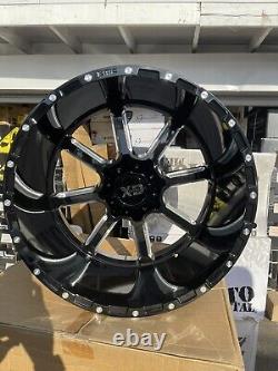 24 XD OFFROAD CHEVY FORD RAM 2500 HD WHEEL AND TIRE PACKAGE DEALS 8x6.5/8x170