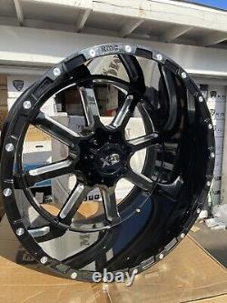 24 XD OFFROAD CHEVY FORD RAM 2500 HD WHEEL AND TIRE PACKAGE DEALS 8x6.5/8x170