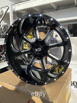 24 XD OFFROAD CHEVY FORD RAM 2500 HD WHEEL AND TIRE PACKAGE DEALS 8x6.5/8x170