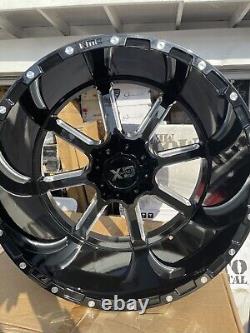 24 XD OFFROAD CHEVY FORD RAM 2500 HD WHEEL AND TIRE PACKAGE DEALS 8x6.5/8x170