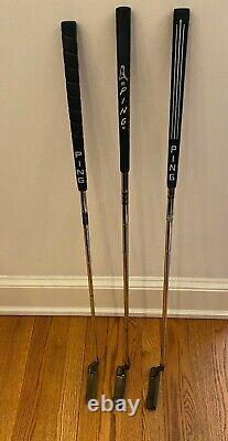 3 Ping Anser Putters 35 (1- 85029, 1- 85068 and 1- Anser F) (Package deal)