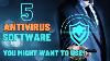 5 Awesome Antivirus Software Packages