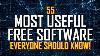 55 Most Useful Free Software Everyone Should Know