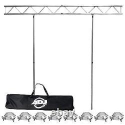 ADJ Pro Event IBeam Truss for Hanging Light Fixtures + Clamps Package