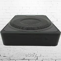 Audiotek 1000w 10 Compact Car Under Seat Powered Subwoofer Super Slim with KIT