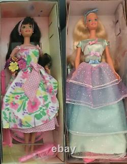 Barbie doll package deal -1990's- early 2000's 2 kelly dolls, 2 barbies, 1 car