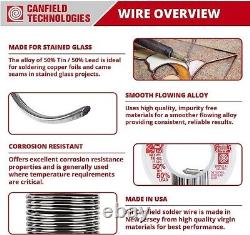 Canfield 50/50 Stained Glass Solder, 5 Pound Package Deal