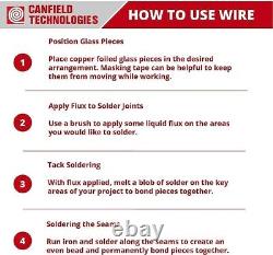 Canfield 50/50 Stained Glass Solder, 5 Pound Package Deal