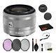 Canon EF-M 15-45mm f/3.5-6.3 IS STM Lens (Silver) with Bundle Package Deal