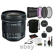 Canon EF-S 10-18mm f/4.5-5.6 IS STM Lens with Bundle Package Deal Kit