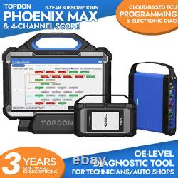 Deal TOPDON PHOENIX MAX with4-channel oscilloscope ADAS compatibility Updated MDCI