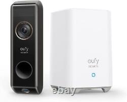 Eufy Security Wireless Video Doorbell 2K Dual Camera Dual Motion Detect Refurb