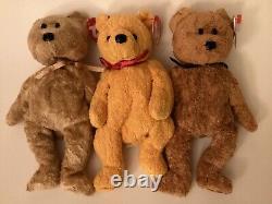 FUZZ, CASHEW, POOPSIE Beanie Baby Bears Package Deal