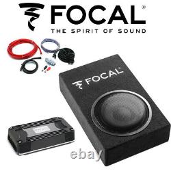 Focal 8 Compact Subwoofer Sealed Box Amp Package Bass Deal 250W Max Power BNIB