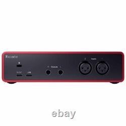 Focusrite Scarlett 2i2 Studio 4th Gen Audio Recording Interface w Mic & Headp