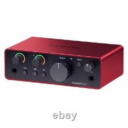 Focusrite Scarlett Solo Studio Interface Bundle w Microphone, Headphones & Stand