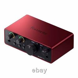 Focusrite Scarlett Solo Studio Interface Bundle w Microphone, Headphones & Stand