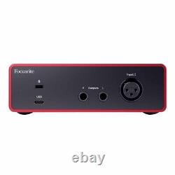 Focusrite Scarlett Solo Studio Interface Bundle w Microphone, Headphones & Stand