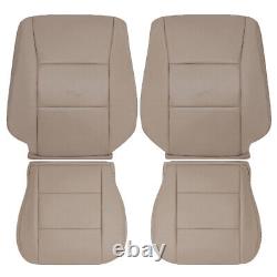 For 1998-2007 Toyota Land Cruiser Driver /Passenger Leather Seat Cover Ivory Tan