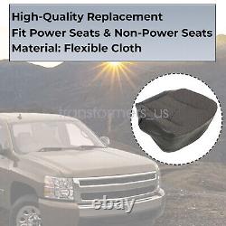 For 2003-2007 Chevy Silverado 1500 2500 Driver Passenger Cloth Seat Cover Gray