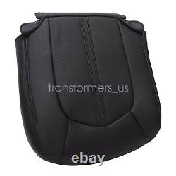 For 2008 2009-2013 Cadillac CTS Driver &Passenger Lower Leather Seat Cover Black