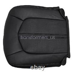 For 2008 2009-2013 Cadillac CTS Driver &Passenger Lower Leather Seat Cover Black