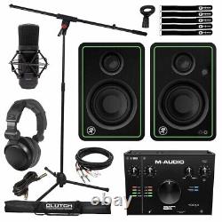 Home Recording Bundle AIR192X4 Audio USB Interface w CR3-X Studio Monitor Speak