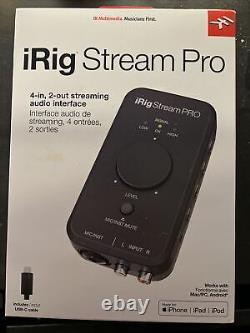 IK Multimedia iRig Stream Pro Streaming Audio Recording Interface