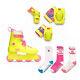 Impala Rollerskates Package Deal Roller Skates, Pads & Socks Barbie Brigh