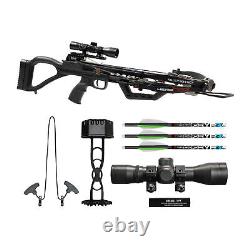 Killer Instinct Hero 380 Aluminum Comfortable Crossbow Black Package