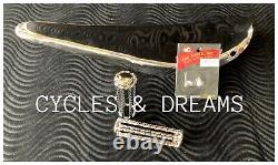 Lowrider Package Deal! Seat Pan, Twisted Grips, Twisted Valve In Chrome Or Gold