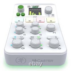 Mackie M-CASTER-STUDIO-WHT Compact Live Streaming Audio Mixer in White