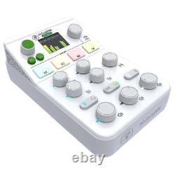 Mackie M-CASTER-STUDIO-WHT Compact Live Streaming Audio Mixer in White