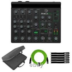 Mackie MobileMix 8-Channel USB-Powerable Mixer with Padded Shell Case