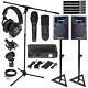 Mackie Producer Bundle Audio Recording Interface 3 Monitors Microphones Stands