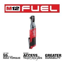 Milwaukee Fuel M12 Combo Package Deal- Ratchet, 3 Cutoff Tool, 2 Batts+ Charger