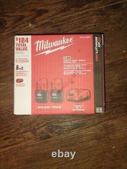 Milwaukee Fuel M12 Combo Package Deal- Ratchet, 3 Cutoff Tool, 2 Batts+ Charger