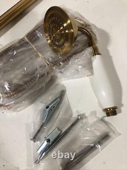 Moen Weymouth 1.75GPM Single Function Hand Shower Package Brushed Gold New Other