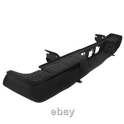 NEW Complete Black Steel Rear Bumper witho Park Asst for Toyota Tundra 2014-2021