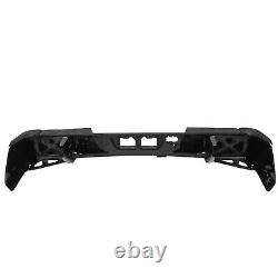 NEW Complete Black Steel Rear Bumper witho Park Asst for Toyota Tundra 2014-2021